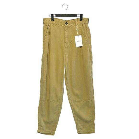 Everlane Straight Leg Pants NWT Women's Sz 8 Soft Tan Utility Streetwear Neutral - Picture 1 of 6